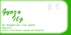 gyozo ilg business card